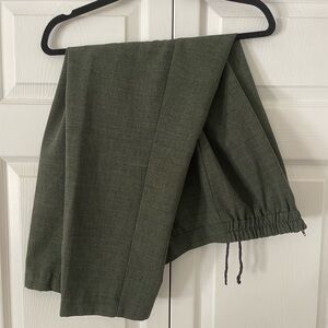 Source Unknown Olive Green Women's Trousers